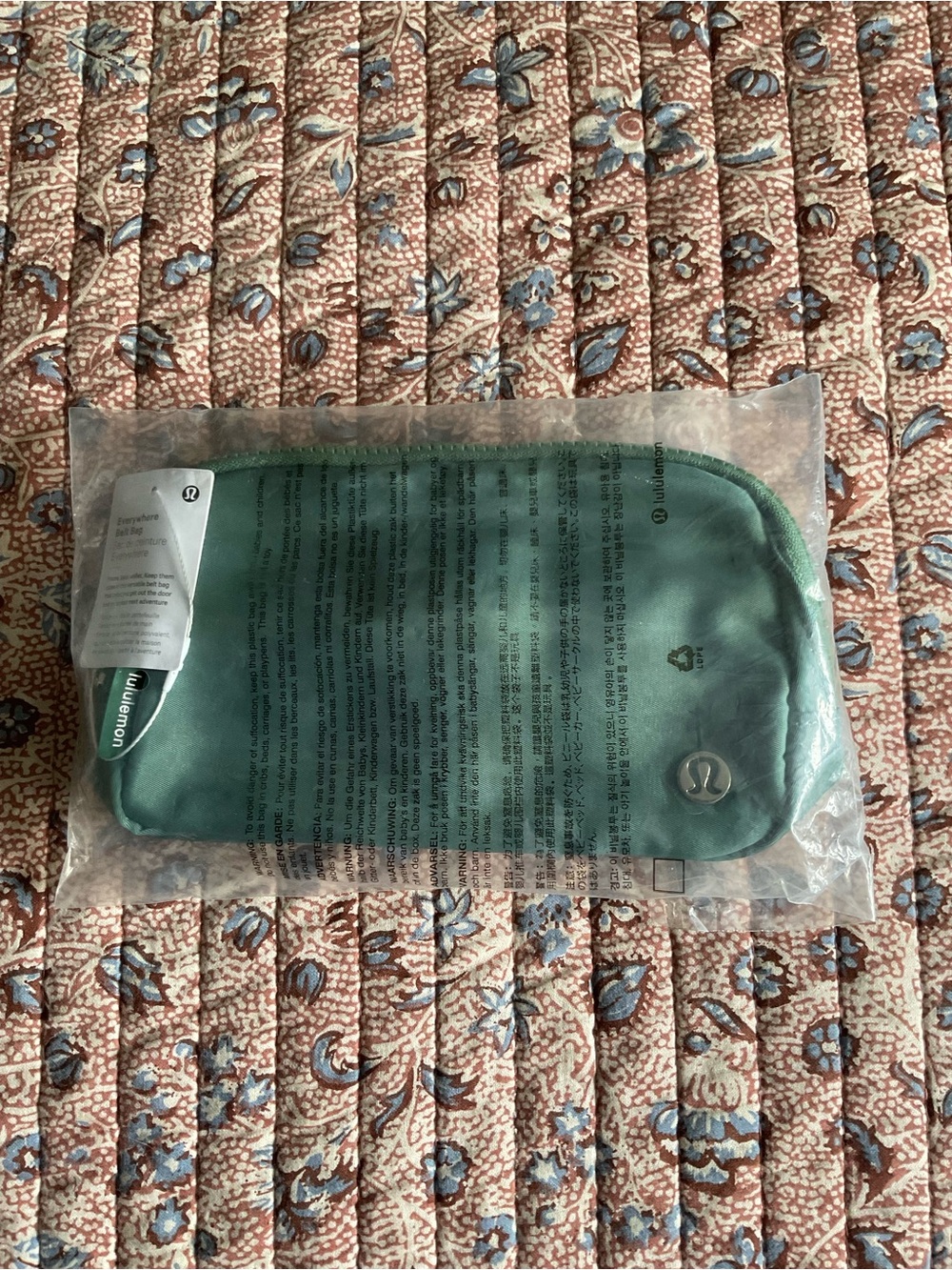 Lululemon Everywhere Teal Belt Bag 1L